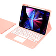 Case + keyboard iPad Air 10.9 4 2020 / 5 2022, Touchpad, pink rose gold