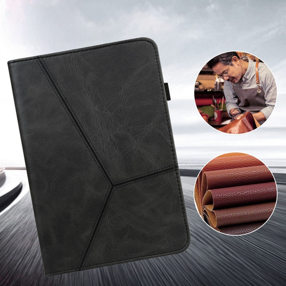 Case for Samsung Galaxy Tab S10 Lite / S10 FE / S9 FE / S9, Classic, with space for stylus, black