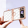 Case for Samsung Galaxy Z Flip 4 5G, Rhombus Grid