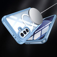 Case for Samsung Galaxy A36 / Samsung Galaxy A56, Shockproof, with glass, for MagSafe, blue