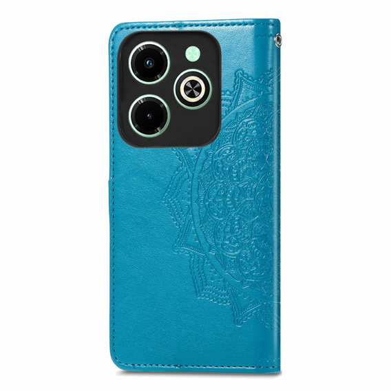 Flip case for Infinix Hot 40i, Mandala, blue