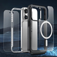 Case for iPhone 15 Pro Max, Armor Full Protect 360° to MagSafe, screen glass, black