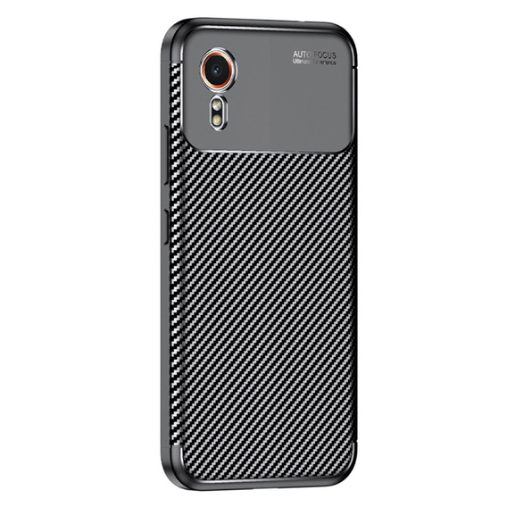 Case for Samsung Galaxy Xcover 7, Carbon Gel, black