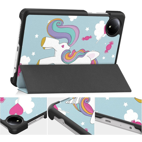 Case for Xiaomi Redmi Pad SE 8.7, Smartcase, unicorn