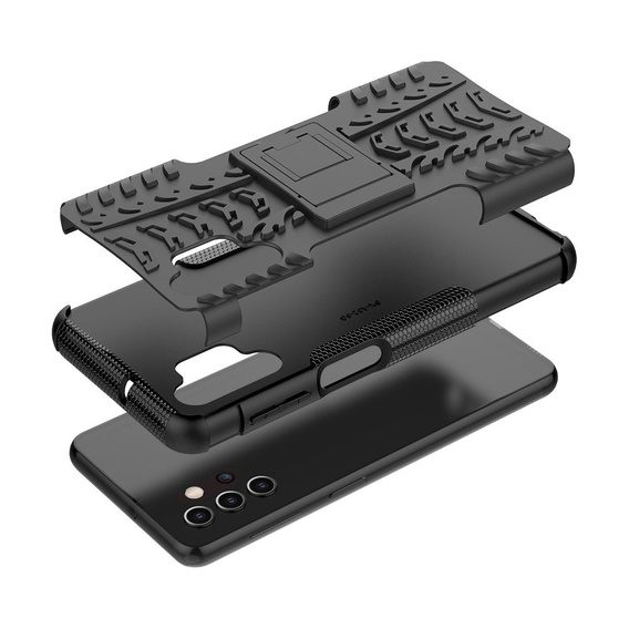 Case for Samsung Galaxy A32 5G, Tire Armor, black