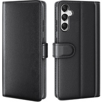 Flip case for Samsung Galaxy A25 5G, Split Leather, black