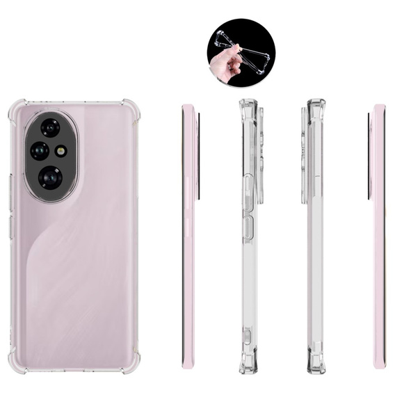 Case for Honor 200 Pro 5G, Dropproof, transparent