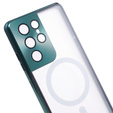 Magnetic Dual Glass MagSafe case for Samsung Galaxy S21 Ultra, green