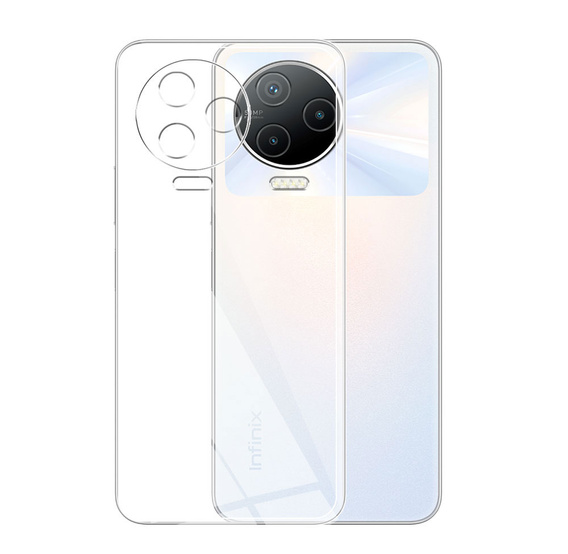 Thin Case for Infinix Note 12 2023, Slim, transparent