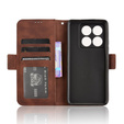 Flip case for Xiaomi 14T Pro, Card Slot, brown