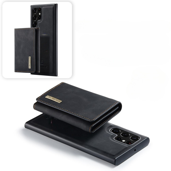 Case for Samsung Galaxy S23 Ultra, DG.MING 2in1, black