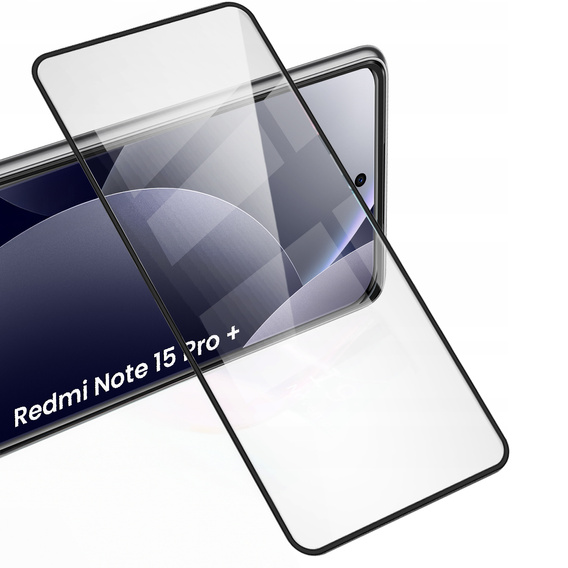 2x ERBORD 3D tempered glass for Xiaomi Redmi Note 15 Pro Plus 5G / Poco M8 Pro 5G