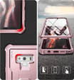 Armored case for Samsung Galaxy Note 9, Dexnor Full Body, pink rose gold