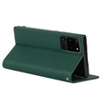 Leather case for Samsung Galaxy S20 Ultra, ERBORD Grain Leather, green