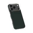 BENKS Kevlar case for iPhone 17 Pro Max, Magnetic Armour Tint 1000D 0070, for MagSafe, active button – green