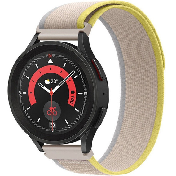Nylon strap for Samsung Galaxy Watch Active 22mm, Beige
