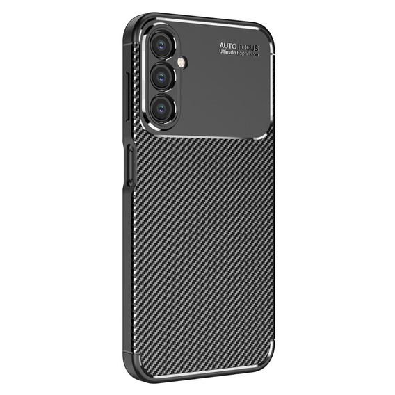 Case for Samsung Galaxy A14 4G/5G, Carbon Gel, black