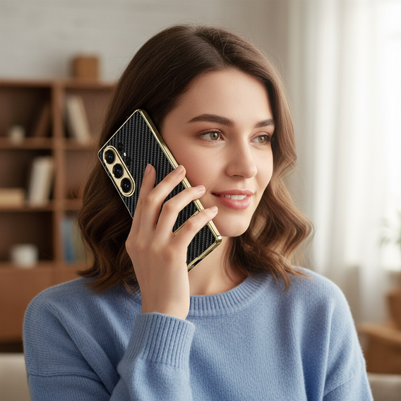 Electro Frame Leather case with stand for Samsung Galaxy S26 Ultra