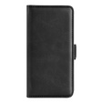 Flip case for Nothing Phone 3a Pro, Leather Wallet, black