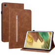 Case for Samsung Galaxy Tab A7 Lite, Wallet Pen Slot, brown