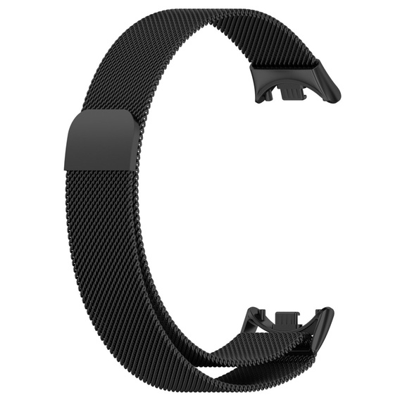 Milanese Bracelet Strap with Case for Xiaomi Smart Band 10 / 9 / 8, black