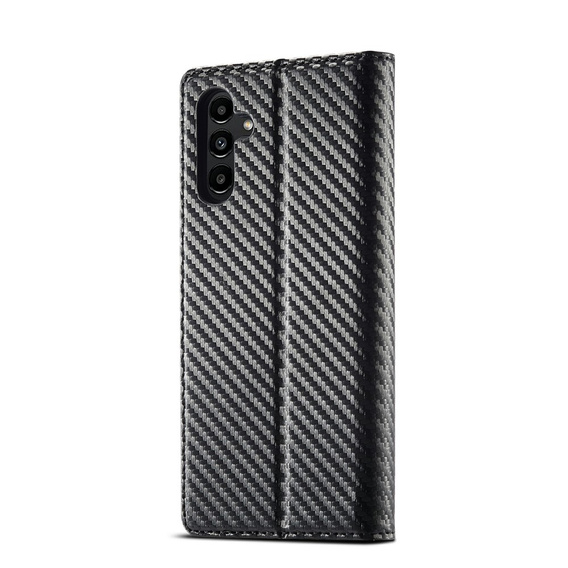 Flap case for Samsung Galaxy S25 FE, Carbon LC.IMEEKE, black