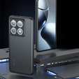 Case for Xiaomi 14T, Fusion Hybrid, transparent / black