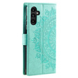 Flip case for Samsung Galaxy A55 5G, Mandala Flower, green
