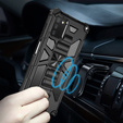 Case for Samsung Galaxy A03s, Armor Kickstand, black