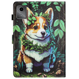 Case for Lenovo Tab M11, with flap, corgi dog