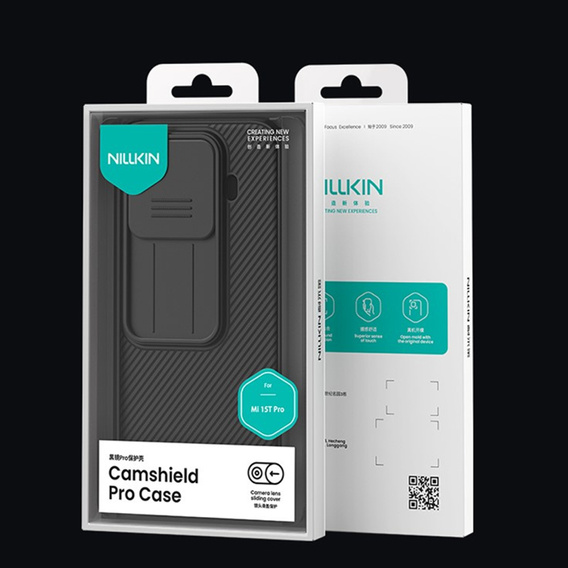 NILLKIN Camshield Pro case with camera cover for Xiaomi 15T Pro