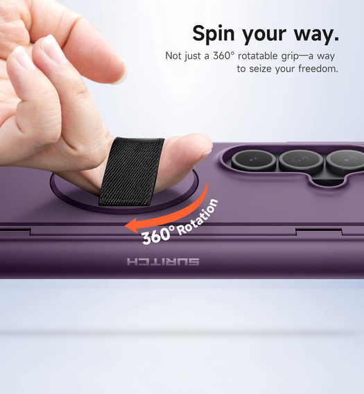 Suritch case with 360° stand and built-in screen protector for Samsung Galaxy Z Fold7