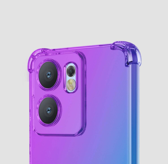 Case for Oppo Reno 13F / Oppo Reno 13FS, Gradient Dropproof, Purple / blue