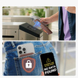 Magnetic wallet with location, NFC and cradle for iPhone 16 Pro