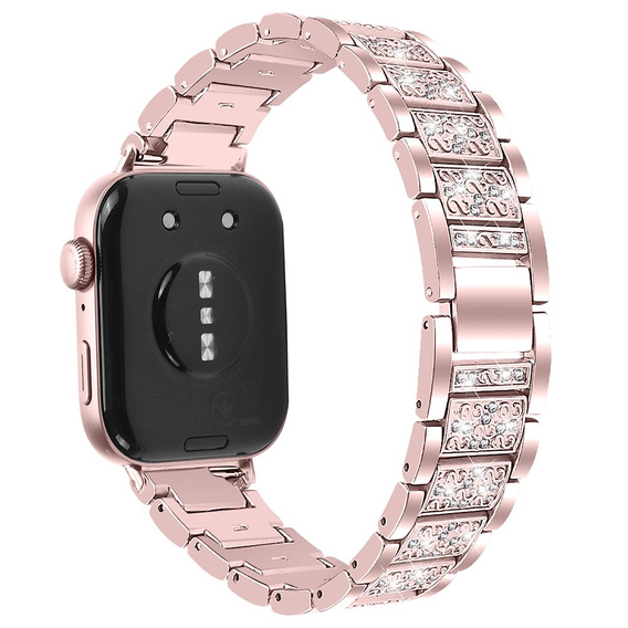 Diamond bracelet for Xiaomi Smart Band 8 Pro, Pink