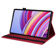Case for Xiaomi Redmi Pad Pro / Xiaomi Poco Pad, Classic, with space for stylus, red