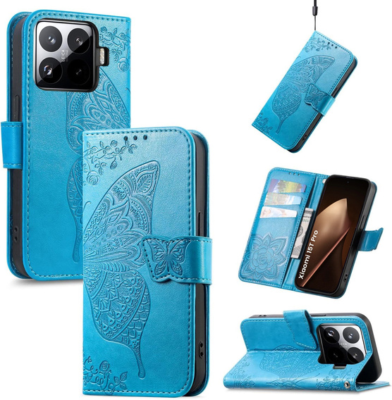 Butterfly flap case for Xiaomi 15T Pro