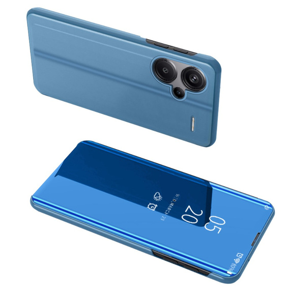 Case for Xiaomi Redmi Note 13 Pro+, Clear View, blue