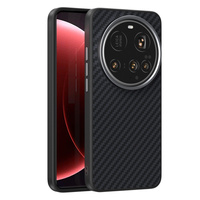 ABEEL Case for Xiaomi 15 Ultra, Carbon Fiber, for MagSafe, black