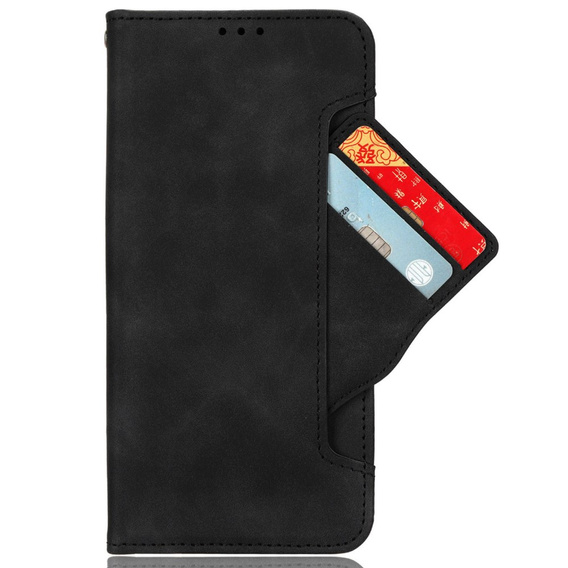 Flip case for Xiaomi Redmi 13C / Poco C65, Card Slot, black