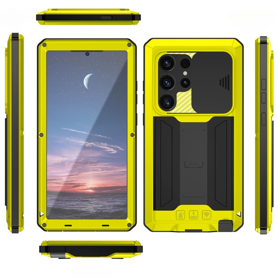 Armored case for Samsung Galaxy S25 Ultra, R-JUST, yellow