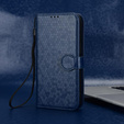 Flip case for Xiaomi Redmi 15C 4G/LTE, Wallet Rhombus, blue