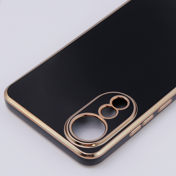 Case for Oppo A78 4G, Glamour CamShield, black