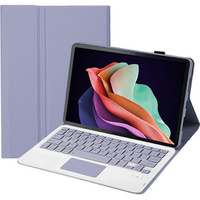 Case + keyboard Lenovo Tab P11 Gen 2, Pen Slot TouchPad, purple