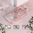 Case for iPhone 16 Plus, Electro MagSafe, pink + Screen Glass