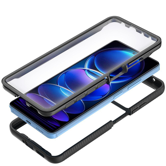 Case for Xiaomi Redmi Note 12 Pro 5G / POCO X5 Pro 5G, Shockproof, with film, black