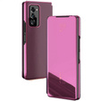 Case for Samsung Galaxy Z Fold 2 5G, Clear View, pink rose gold