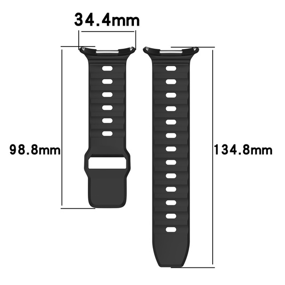 Silicone strap for Samsung Galaxy Watch Ultra 47mm (2025 / 2024).