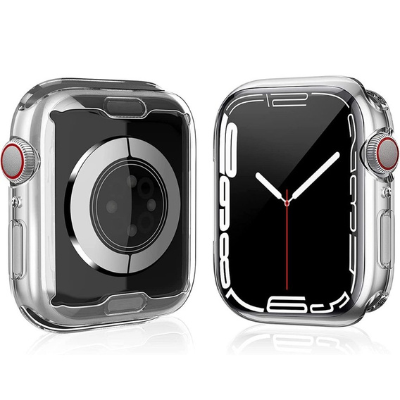 TPU Frame case for Apple Watch Series 7 45mm, Transparent