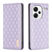 Flip case for Xiaomi Redmi Note 13 Pro+, Wallet, BINFEN COLOR, purple
